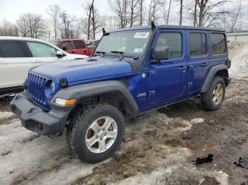  Salvage Jeep Wrangler