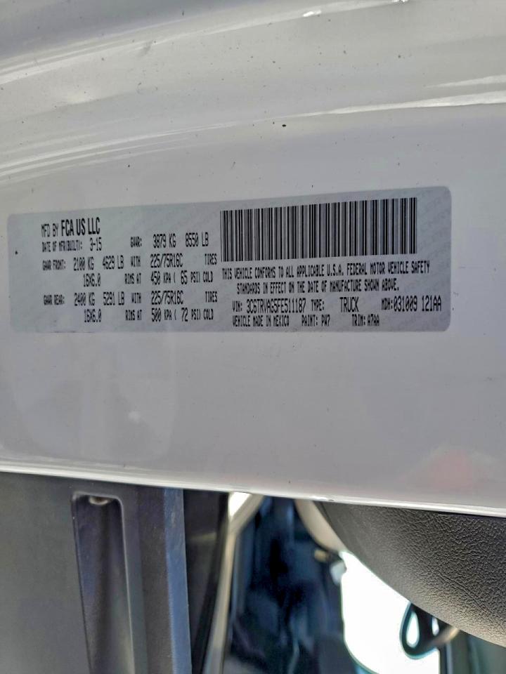 Ram Promaster 1500 Standard Image 10