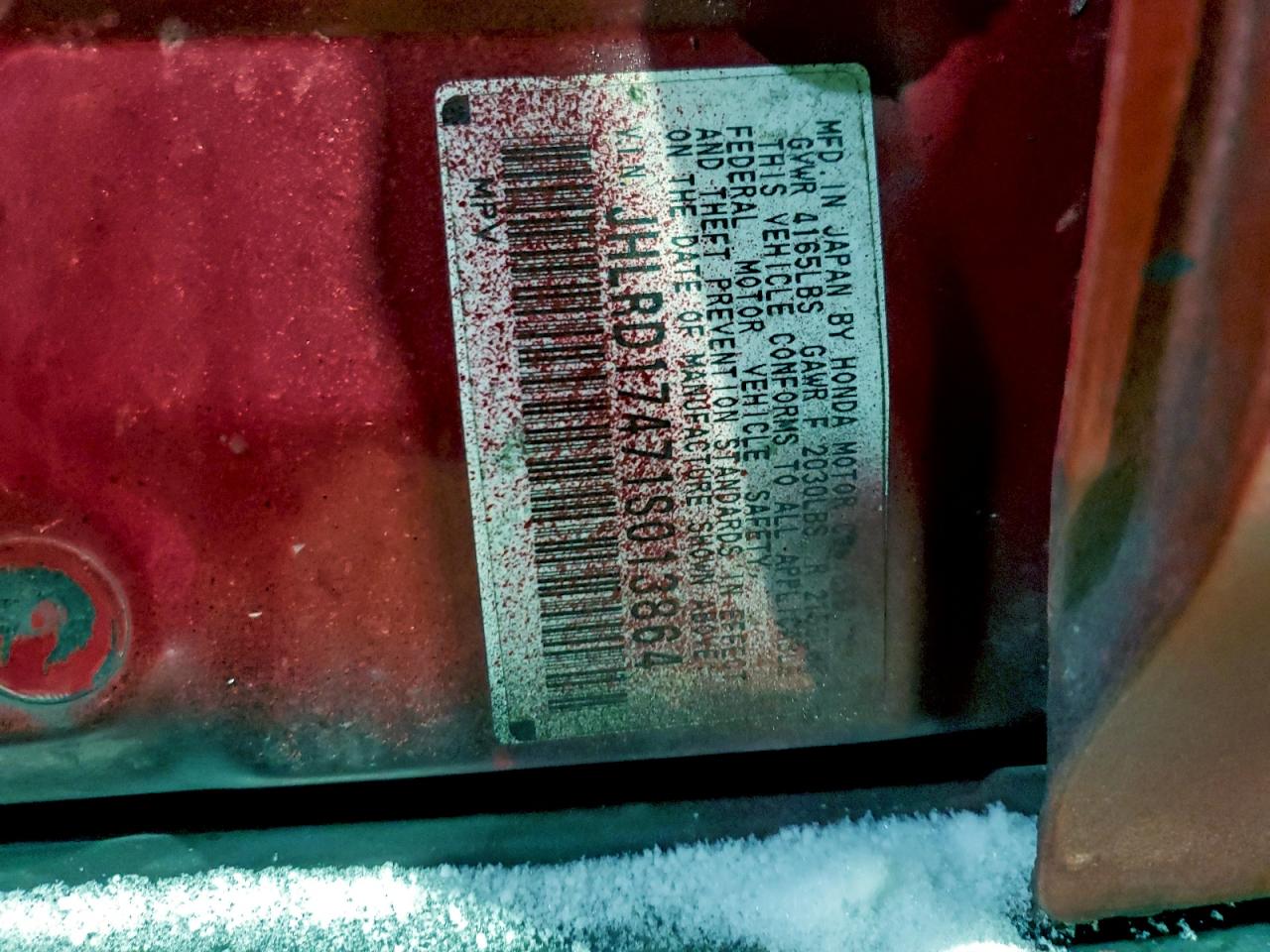 Honda Crv Lx Image 4