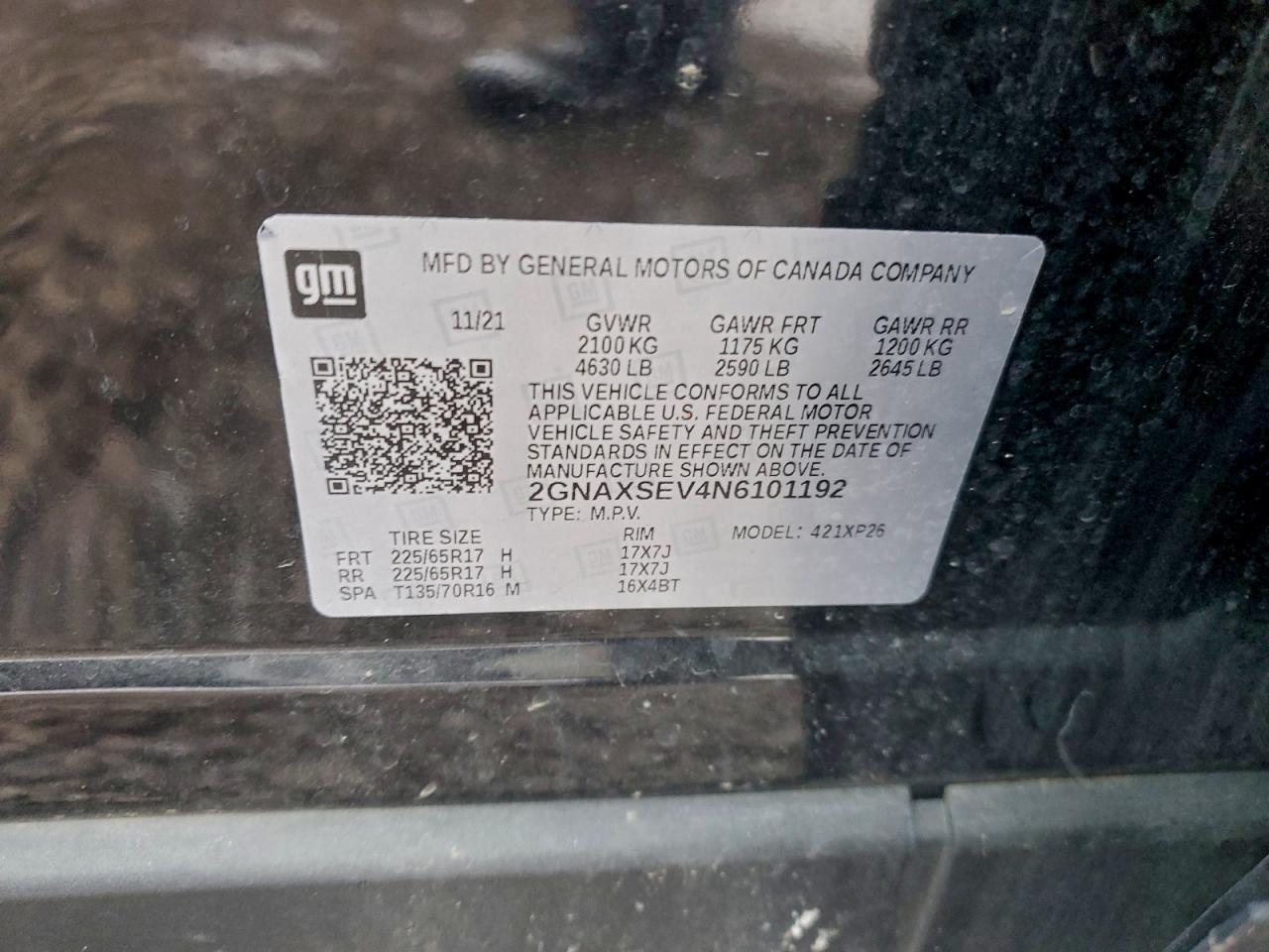 Chevrolet Equinox Ls Image 12