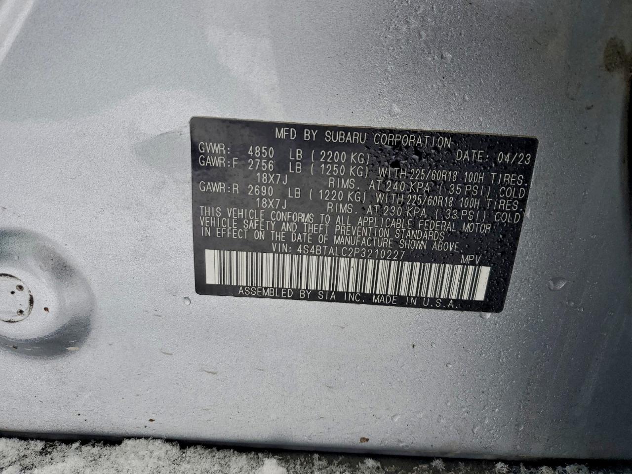 Subaru Outback Onyx Edition Image 12