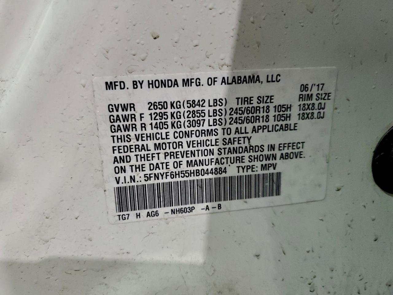 Honda Pilot Exl Image 10