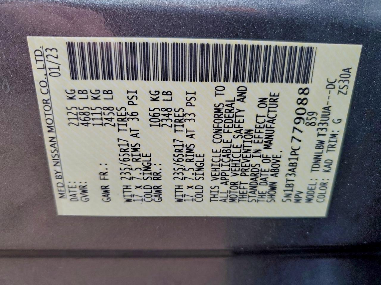 Nissan Rogue S Image 12