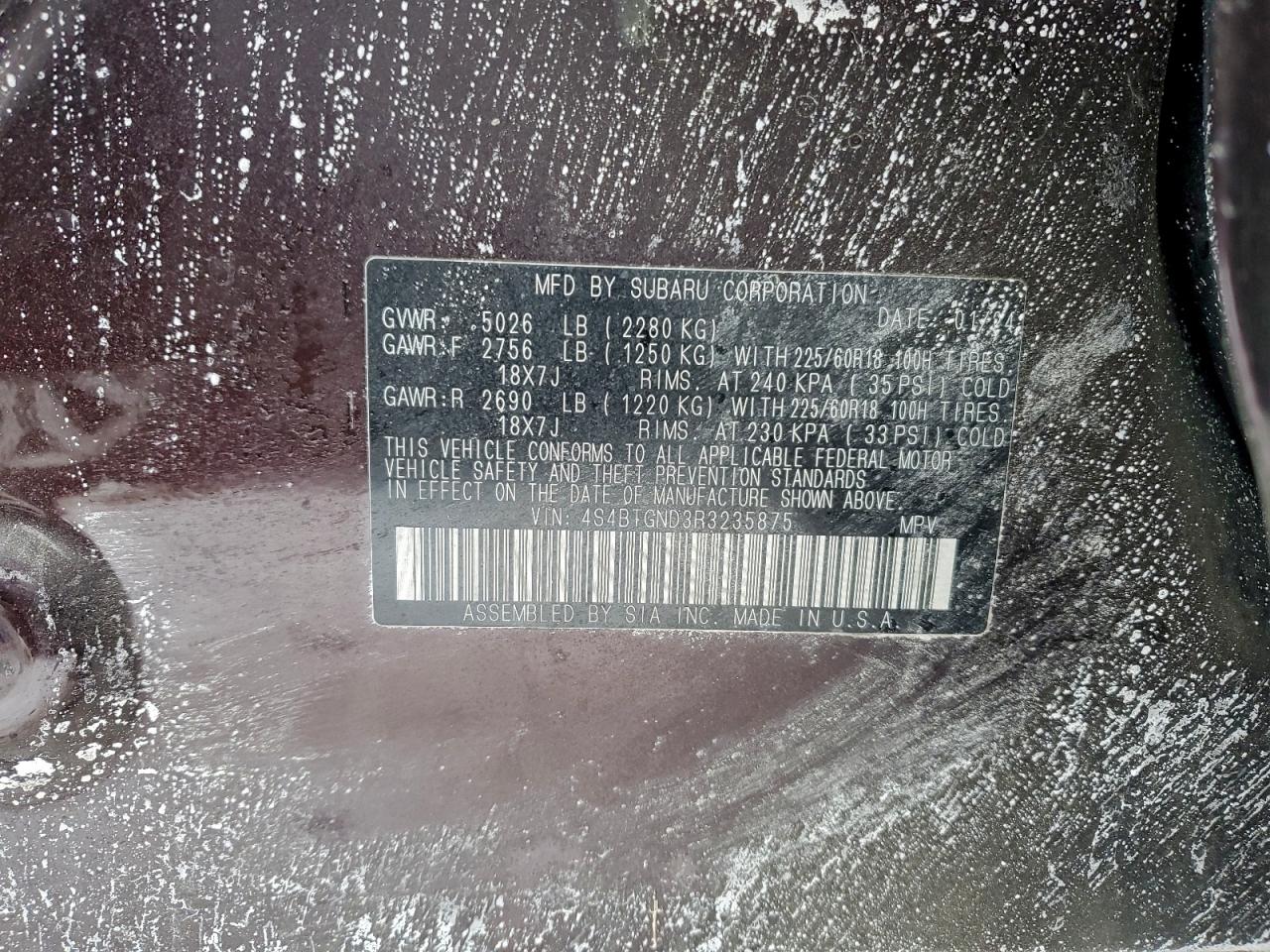 Subaru Outback Limited Xt Image 10