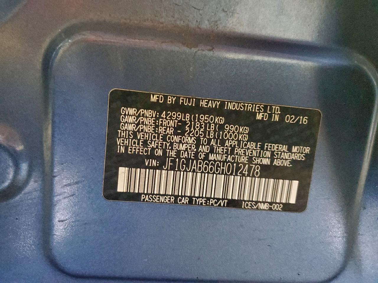 Subaru Impreza Premium Image 2